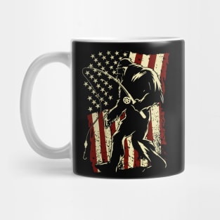 Bigfoot fishing Mug